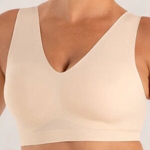True: comfort fit nude color Bra size XL